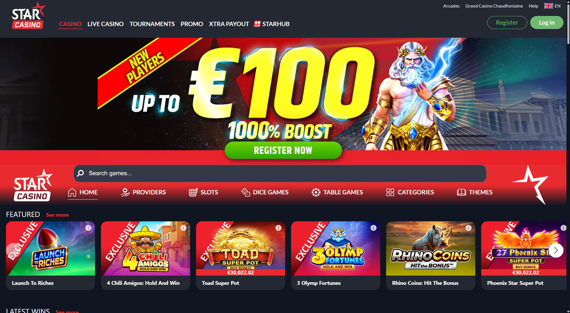 3. Star Casino – Starker Aircash Casino-Wert