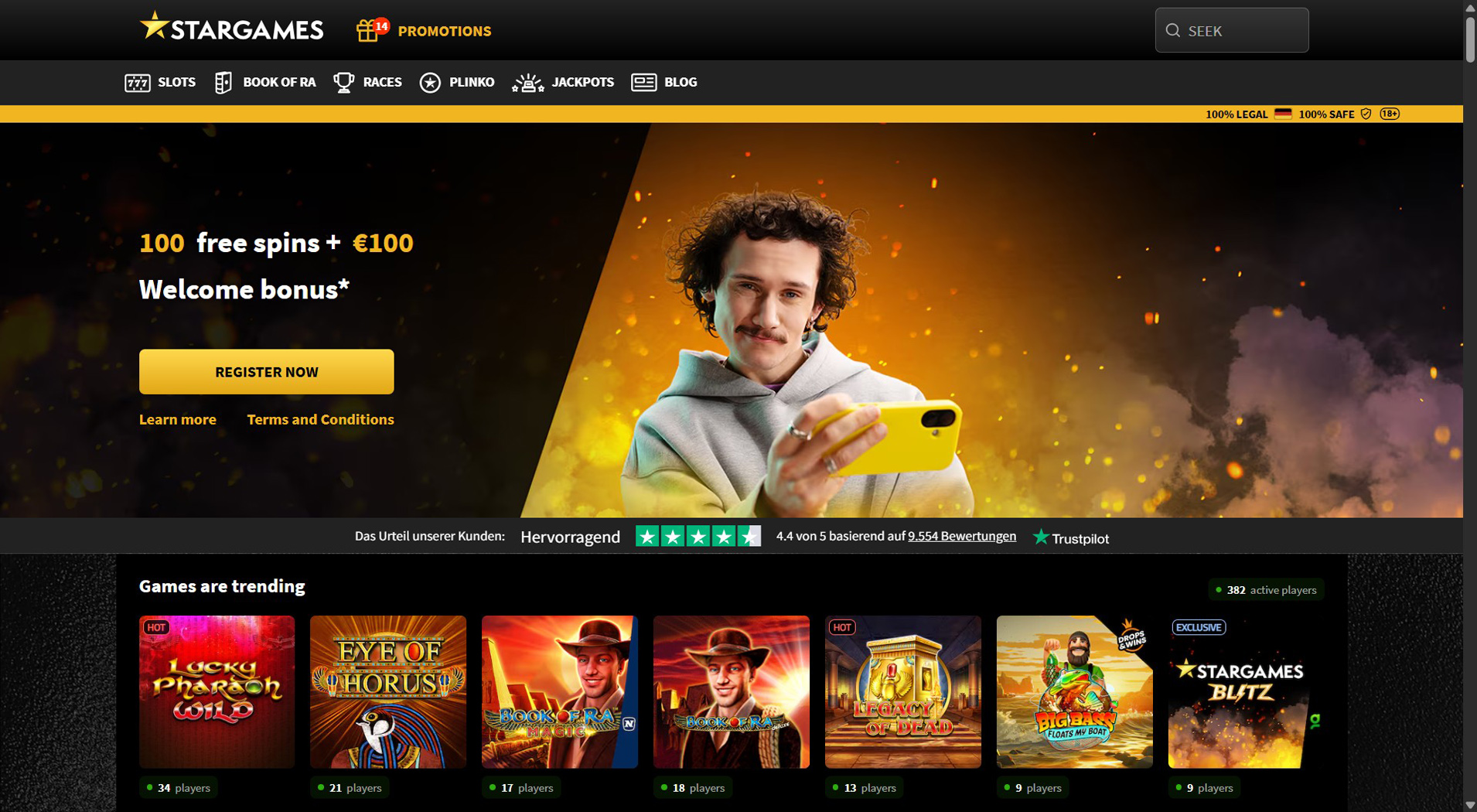 6. StarGames- Schnelle Aircash Casino Auszahlungen